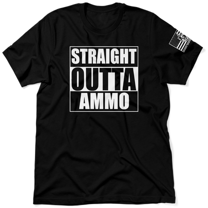 Straight Outta Ammo - Black T-Shirt