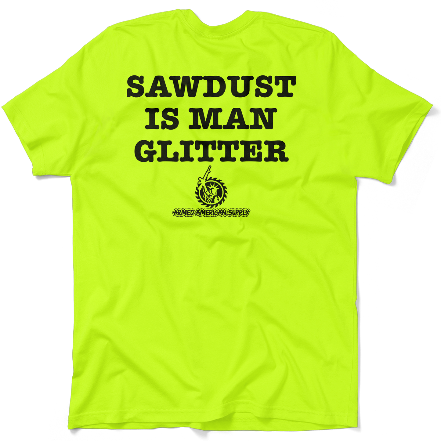 Sawdust - Safety Yellow T-Shirt