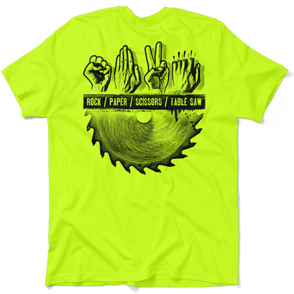 Table Saw - Safety Yellow T-Shirt